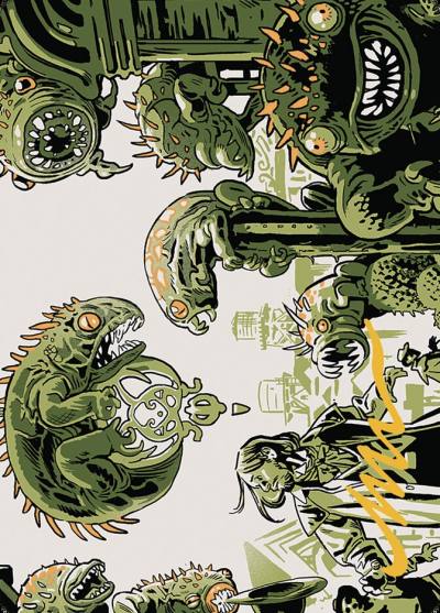 Pest Infestation // Pest Infestation AOTJ-42 Outlaws of Thunder Junction Art Series Magic card