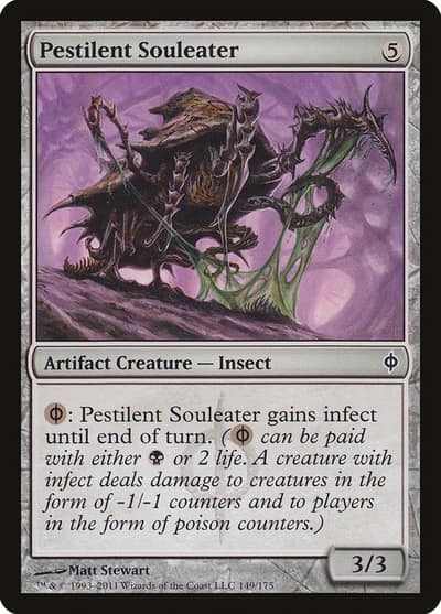Pestilent Souleater 149 New Phyrexia Magic card