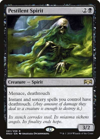 Pestilent Spirit RNA-81 Ravnica Allegiance Magic card