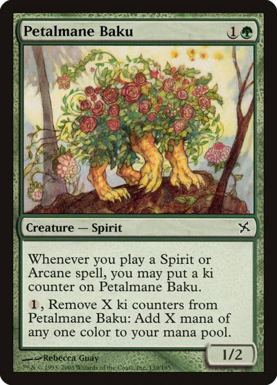 Petalmane Baku 139 Betrayers of Kamigawa Magic card