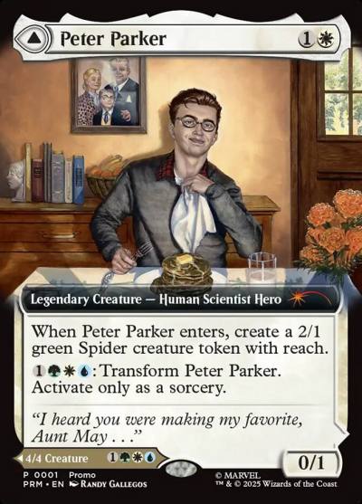 Peter Parker // Amazing Spider-Man PSPM-1 Marvel's Spider-Man Promos Magic card