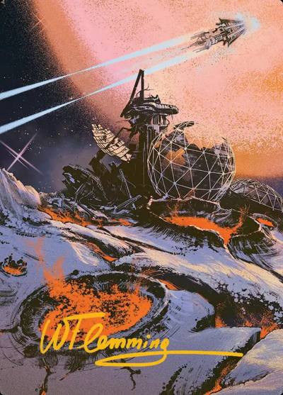 Petrified Field // Petrified Field AEOE-52 Edge of Eternities Art Series Magic card