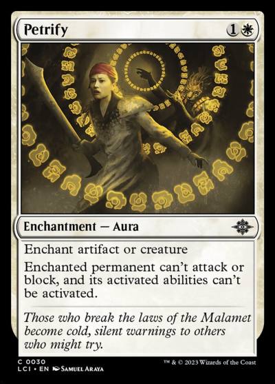 Petrify LCI-30 The Lost Caverns of Ixalan Magic card