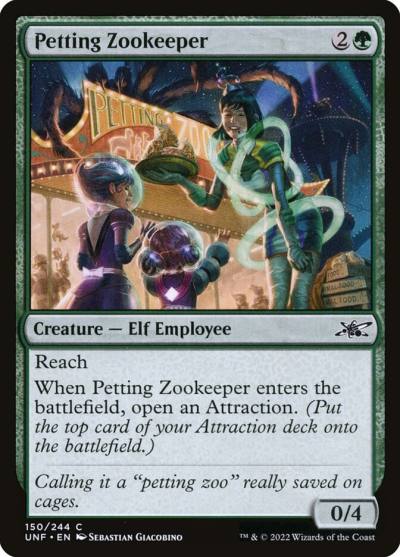 Petting Zookeeper UNF-150 Unfinity Magic card