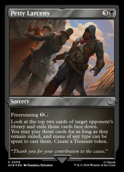 Petty Larceny ACR-209 Assassin's Creed Magic card