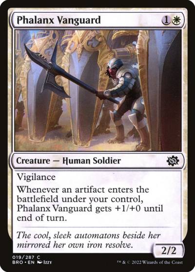 Phalanx Vanguard 19 The Brothers' War Magic card