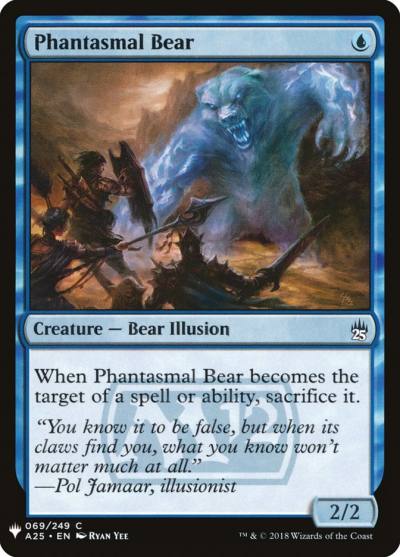 Phantasmal Bear PLST-A25-69 The List Magic card