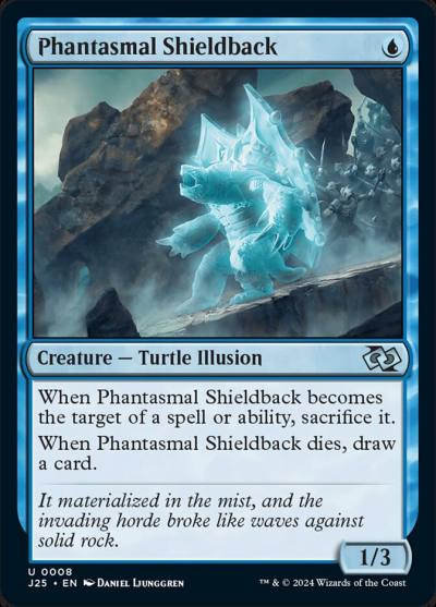 Phantasmal Shieldback 8 Foundations Jumpstart Magic card