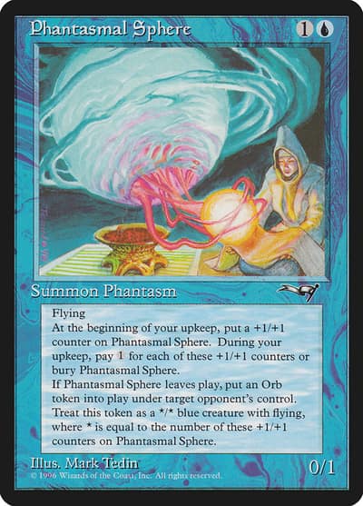 Phantasmal Sphere ALL-32 Alliances Magic card