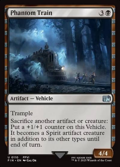 Phantom Train FIN-110 Final Fantasy Magic card