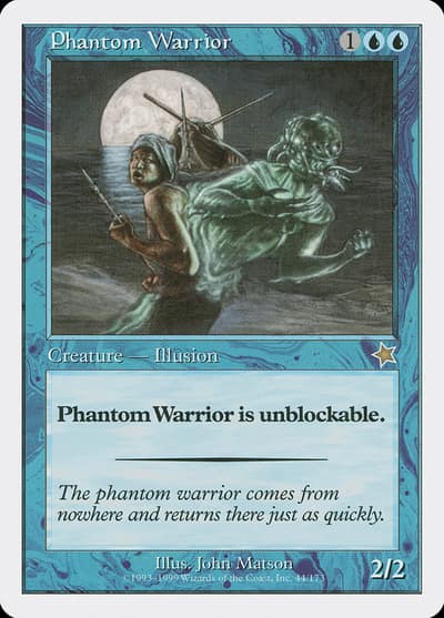 Phantom Warrior S99-44 Starter 1999 Magic card