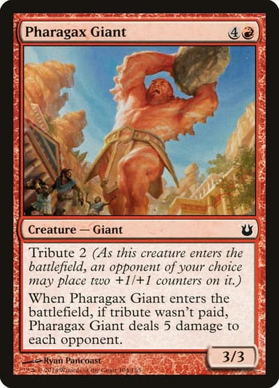 Pharagax Giant 104 Born of the Gods Magic card