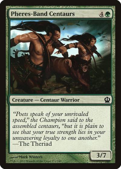 Pheres-Band Centaurs 171 Theros Magic card
