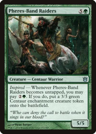 Pheres-Band Raiders 133 Born of the Gods Magic card