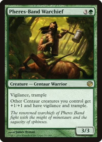 Pheres-Band Warchief JOU-135 Journey into Nyx Magic card