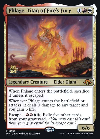 Phlage, Titan of Fire's Fury PMH3-197S Modern Horizons 3 Promos Magic card