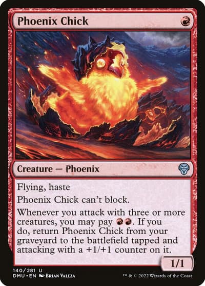 Phoenix Chick 140 Dominaria United Magic card