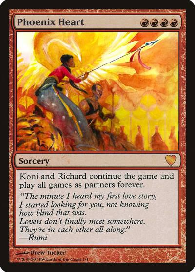 Phoenix Heart PCEL-7 Celebration Cards Magic card