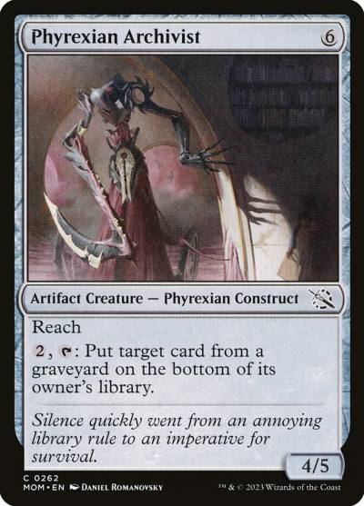 Phyrexian Archivist MOM-262 March of the Machine Magic card