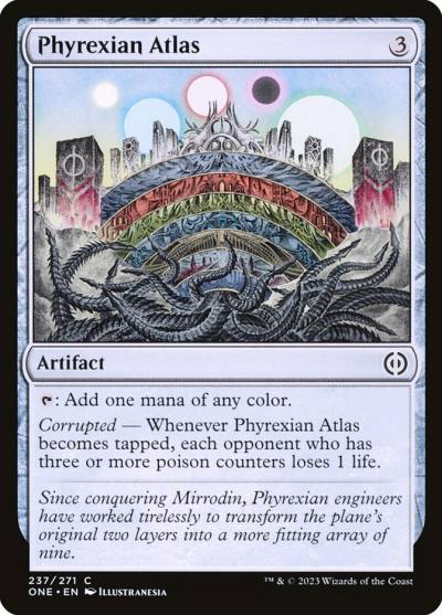 Phyrexian Atlas ONE-237 Phyrexia: All Will Be One Magic card