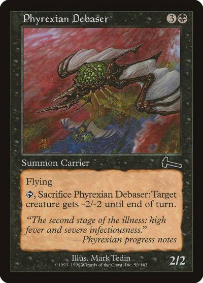 Phyrexian Debaser ULG-59 Urza's Legacy Magic card