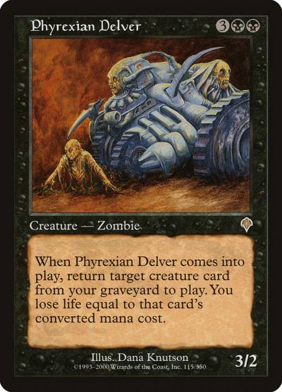 Phyrexian Delver INV-115 Invasion Magic card