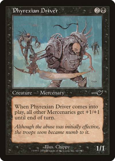Phyrexian Driver 64 Nemesis Magic card