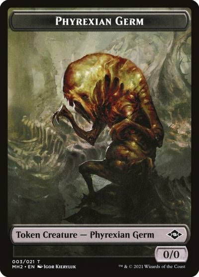 Phyrexian Germ TMH2-3 Modern Horizons 2 Tokens Magic card