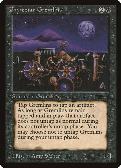 Phyrexian Gremlins 18 Antiquities Magic card