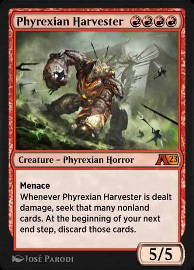 Phyrexian Harvester YONE-13 Alchemy: Phyrexia Magic card