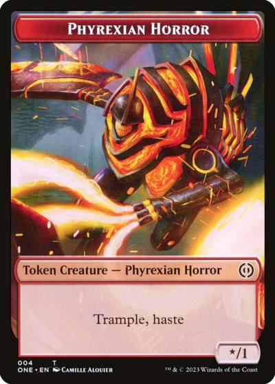 Phyrexian Horror TONE-4 Phyrexia: All Will Be One Tokens Magic card