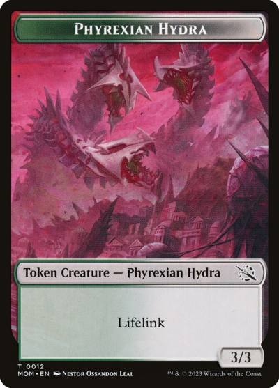Phyrexian Hydra TMOM-12 March of the Machine Tokens Magic card