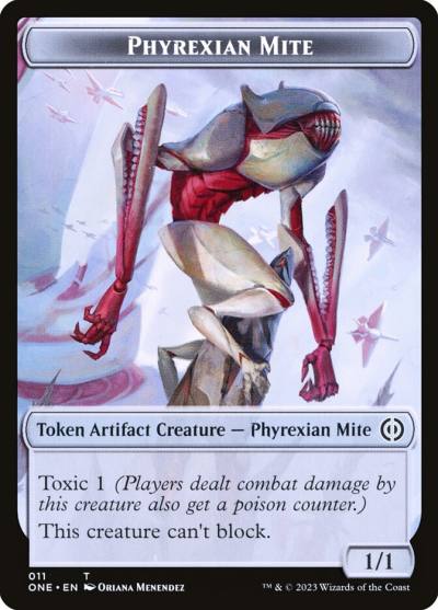 Phyrexian Mite TONE-11 Phyrexia: All Will Be One Tokens Magic card