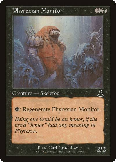 Phyrexian Monitor UDS-64 Urza's Destiny Magic card