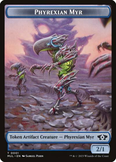 Phyrexian Myr TMUL-1 Multiverse Legends Tokens Magic card