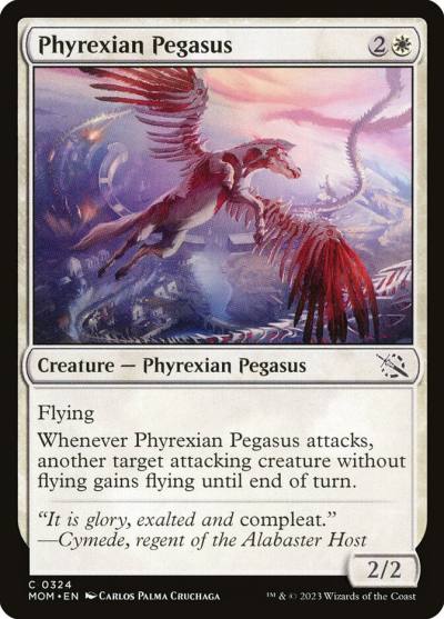 Phyrexian Pegasus MOM-324 March of the Machine Magic card