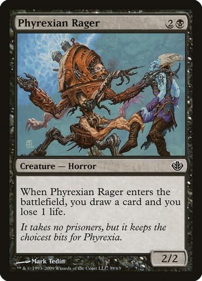 Phyrexian Rager DDD-39 Duel Decks: Garruk vs. Liliana Magic card