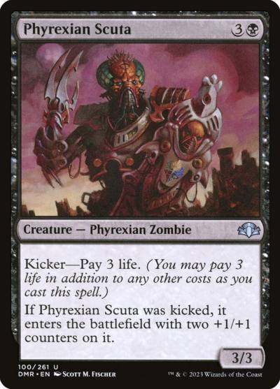 Phyrexian Scuta DMR-100 Dominaria Remastered Magic card