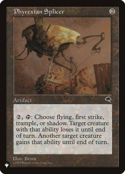 Phyrexian Splicer PLST-TMP-303 The List Magic card