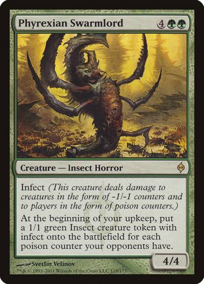 Phyrexian Swarmlord NPH-119 New Phyrexia Magic card