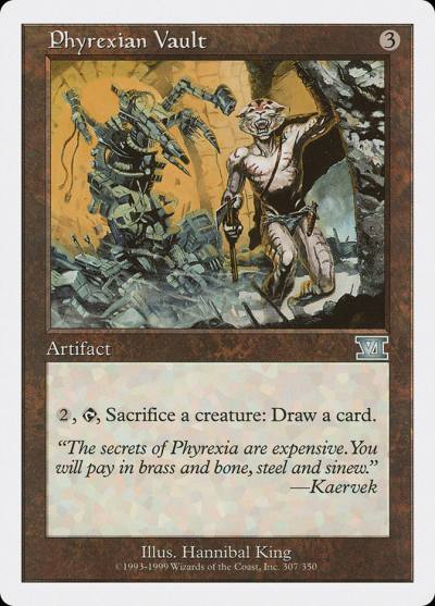 Phyrexian Vault 6ED-307 Classic Sixth Edition Magic card