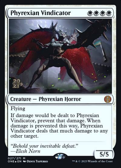 Phyrexian Vindicator PONE-27S Phyrexia: All Will Be One Promos Magic card
