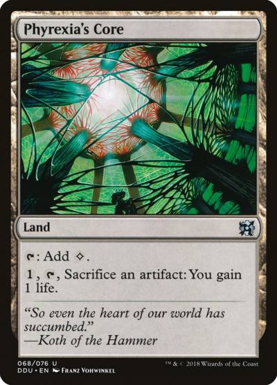 Phyrexia's Core DDU-68 Duel Decks: Elves vs. Inventors Magic card