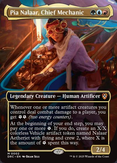Pia Nalaar, Chief Mechanic 2 Aetherdrift Commander Magic card