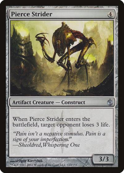 Pierce Strider MBS-123 Mirrodin Besieged Magic card