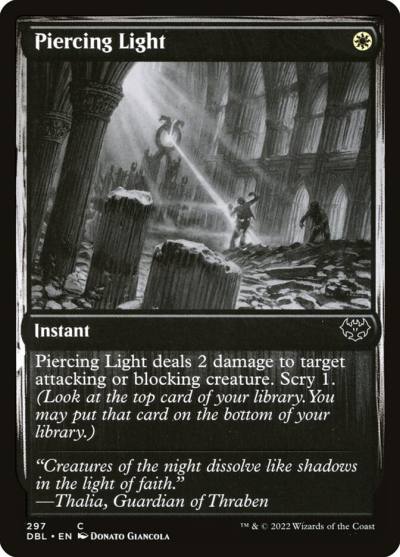 Piercing Light DBL-297 Innistrad: Double Feature Magic card