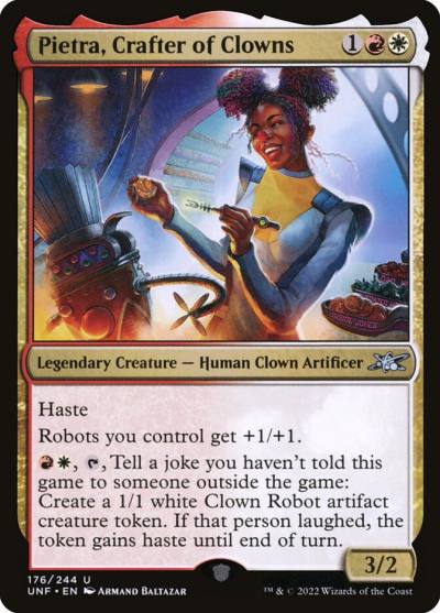 Pietra, Crafter of Clowns UNF-176 Unfinity Magic card