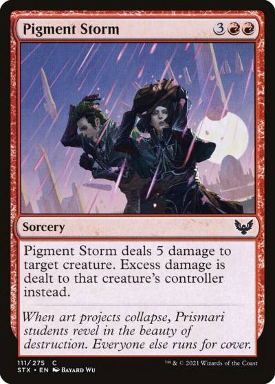 Pigment Storm STX-111 Strixhaven: School of Mages Magic card