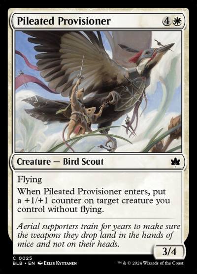 Pileated Provisioner BLB-25 Bloomburrow Magic card