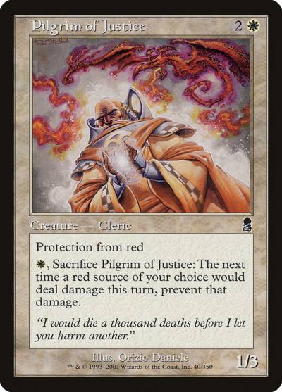 Pilgrim of Justice ODY-40 Odyssey Magic card